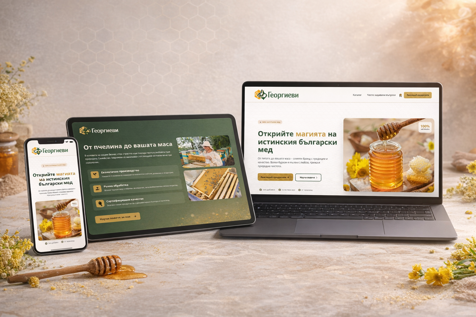 Пчелин Георгиеви website preview